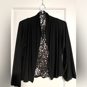 TRAVELSMITH reversible Open cardigan size S